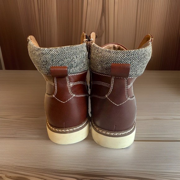 Madden by Steve Madden M-Dastir Men\'s Size 11 Brown Moc Toe Zip Boots